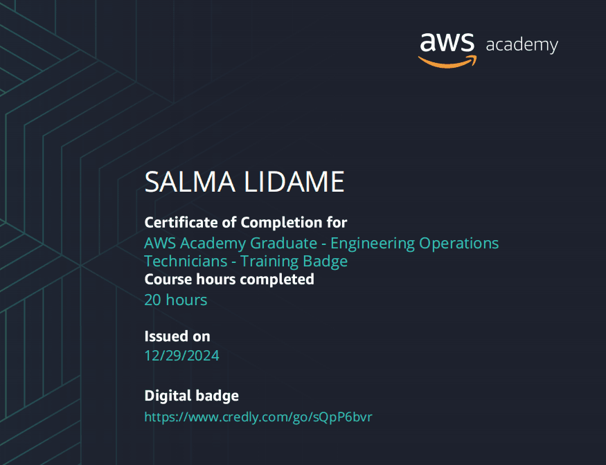 Cloud Foundations certificate